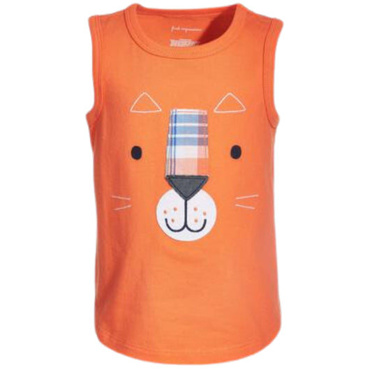 FIRST IMPRESSIONS Baby Boy 12 Month / Orange FIRST IMPRESSIONS - BABY -  Soda Tiger Muscle Tank Top