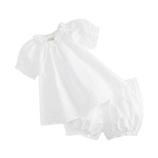 FIRST IMPRESSIONS Baby Girl 3-6 Month / White FIRST IMPRESSIONS - BABY -  2-Pc. Eyelet Set
