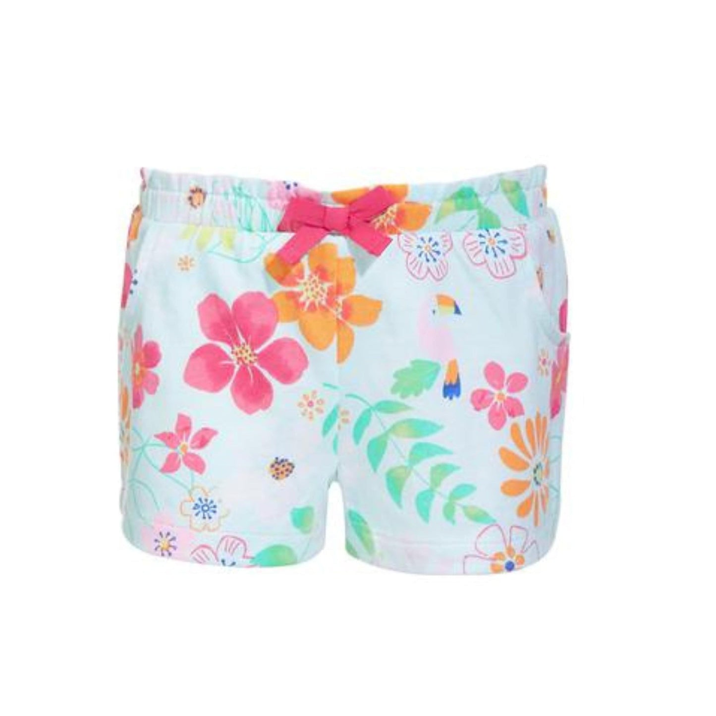 FIRST IMPRESSIONS Baby Girl 1 Year / Multi-Color FIRST IMPRESSIONS - Baby - Fuchsia & Misty Blue Floral Shorts