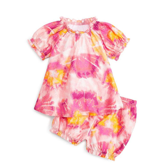 FIRST IMPRESSIONS Baby Girl 18 Month / Multi-Color FIRST IMPRESSIONS - Baby - Girls 2-Pc. Tie Dye Set