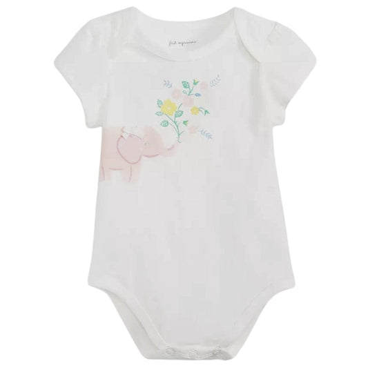 FIRST IMPRESSIONS Baby Girl New Born / White FIRST IMPRESSIONS - Baby - Graphic Print Bodysuit
