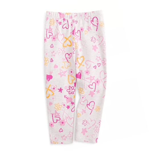 FIRST IMPRESSIONS Baby Girl 18 Month / Multi-Color FIRST IMPRESSIONS - BABY -  Heart-Print Leggings