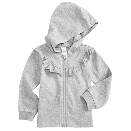 FIRST IMPRESSIONS Baby Girl 24 Month / Grey FIRST IMPRESSIONS - BABY - Ruffled Jacket