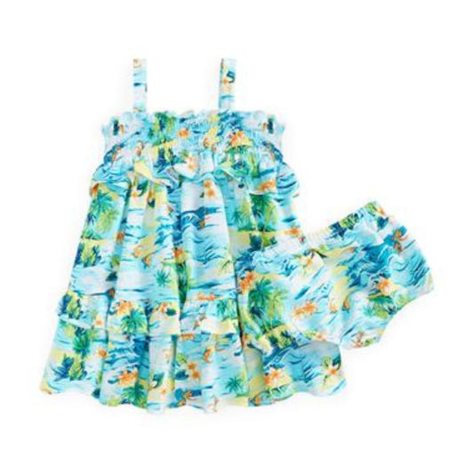 FIRST IMPRESSIONS Baby Girl 1 Year / Multi-Color FIRST IMPRESSIONS - Baby - Tiered Ruffle Scenic Dress