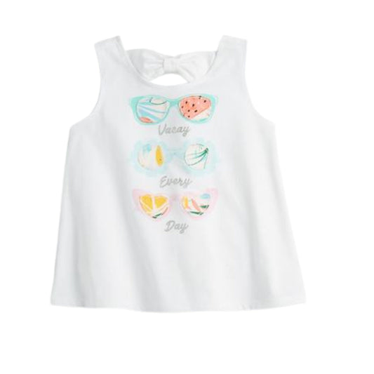 FIRST IMPRESSIONS Baby Girl 3-6 Months / White FIRST IMPRESSIONS - Baby - Vacay Bow Tank Top