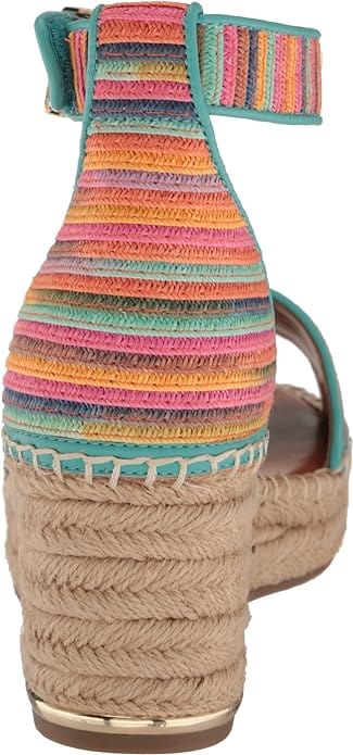 FRANCO SARTO Womens Shoes 41 / Multi-Color FRANCO SARTO -  Clemens Jute Wrapped Espadrille Wedge Sandals