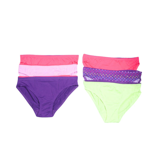 FRUIT OF THE LOOM Girls Underwear L / Multi-Color FRUIT OF THE LOOM - KIDS - Breathable 6pk Micro-Mesh Bikini