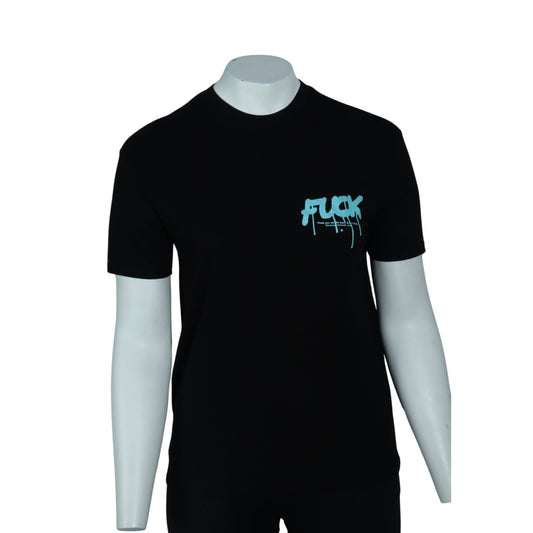 FSBN Mens Tops S / Black FSBN - Front And Back Printed T-Shirt