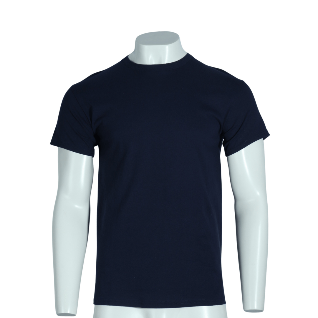 GILDAN Mens Tops M / Navy GILDAN - Back Printed T-Shirt