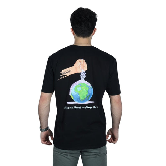 GILDAN Mens Tops XL / Black GILDAN - Front And Back Printed T-Shirt