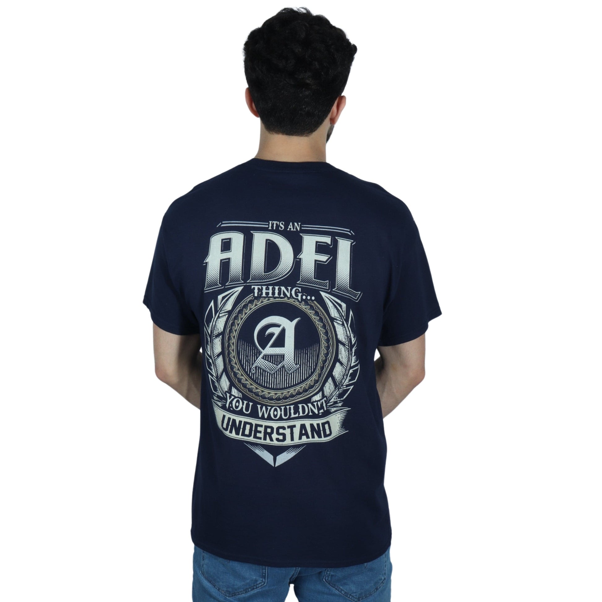 GILDAN Mens Tops L / Navy GILDAN - Printed Back T-shirt