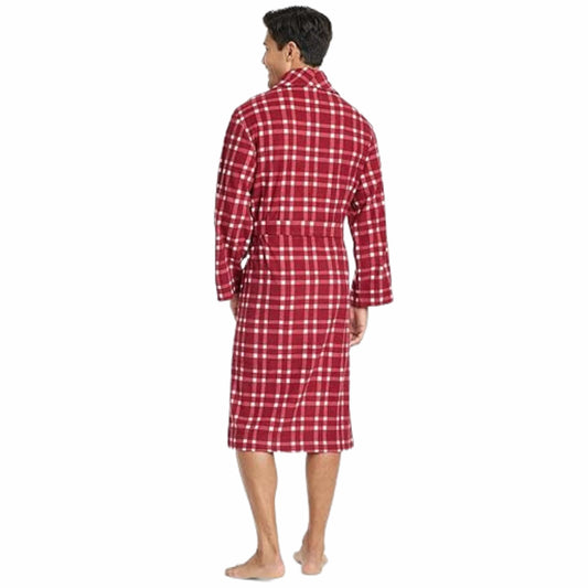 GOODFELLOW & CO Mens Pajamas GOODFELLOW & CO - Men's Plaid Microfleece Robe