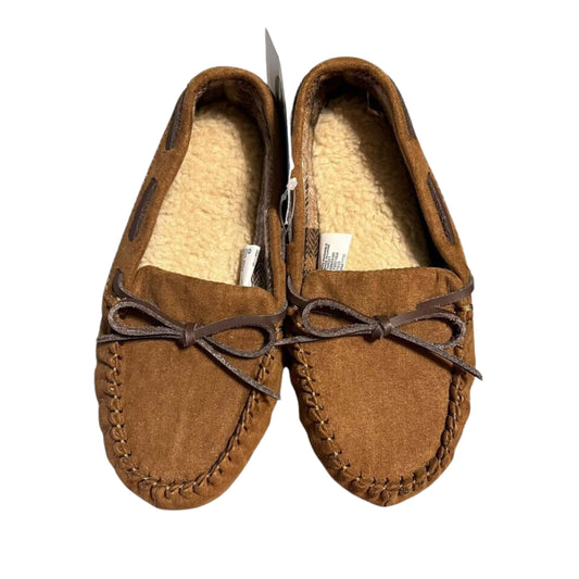 GOODFELLOW & CO Mens Shoes 43 / Beige GOODFELLOW & CO - Topher Moccasin Leather Slippers