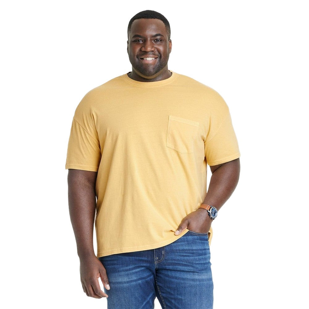 GOODFELLOW & CO Mens Tops L / Yellow GOODFELLOW & CO - Standard Fit Short Sleeve T-Shirt