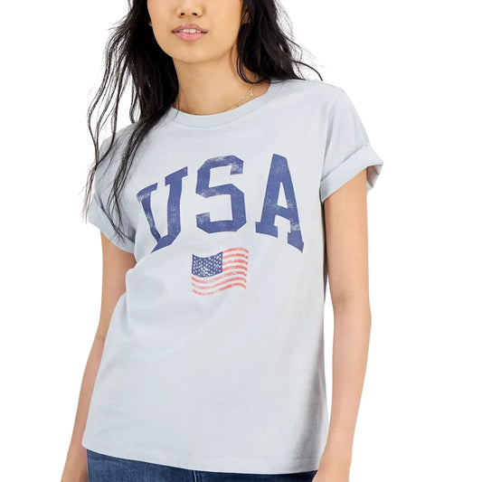 GRAYSON / THREADS Womens Tops GRAYSON / THREADS - USA Graphic-Print Tee