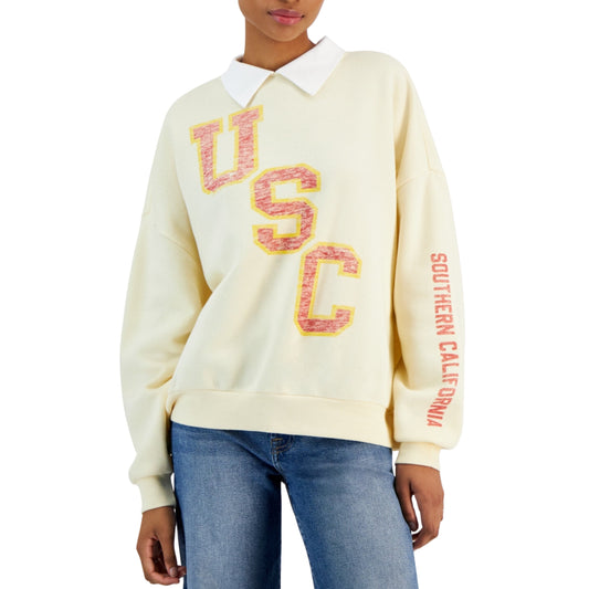 GRAYSON / THREADS Womens Tops S / Yellow GRAYSON / THREADS -  Usc Collared Sweatshirt