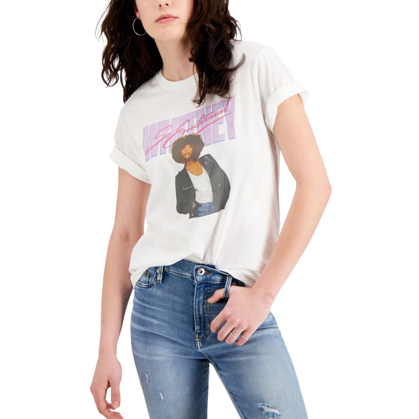 GRAYSON / THREADS Womens Tops GRAYSON / THREADS - Whitney Houston Graphic-Print T-Shirt