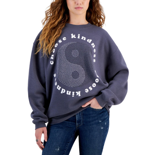 GRAYSON / THREADS Womens Tops S / Grey GRAYSON / THREADS - Yin-Yang Crewneck Sweatshirt