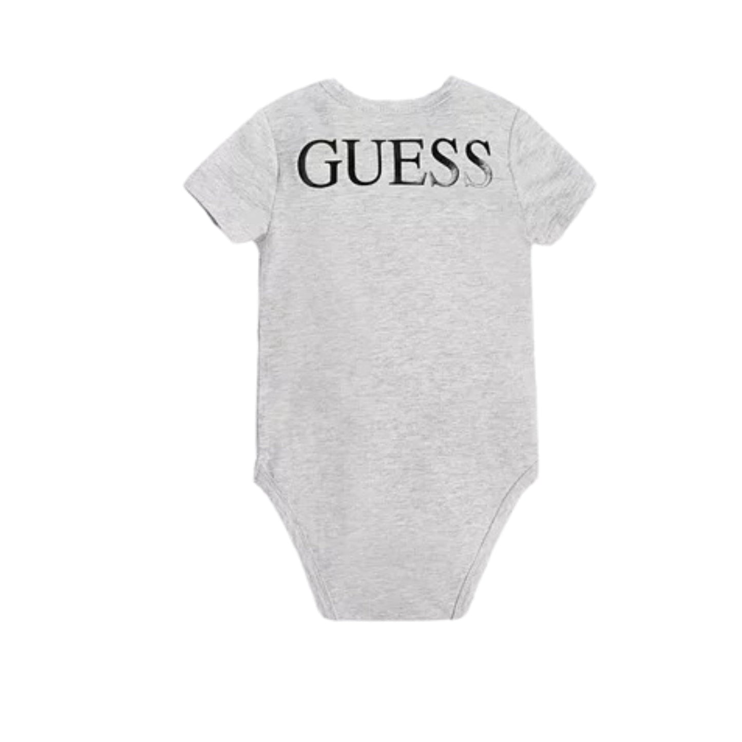 GUESS Baby Boy 3-6 Month / Grey GUESS - BABY -  Applique Bodysuits