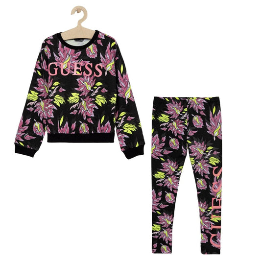 GUESS Girls Sets L / Multi-Color GUESS - Kids - All Over Print Sweatshirt And Legging Set