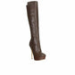 GUESS Womens Shoes 40 / Brown GUESS - Cadine Platform Heeled Dress Boots