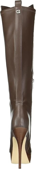 GUESS Womens Shoes 40 / Brown GUESS - Cadine Platform Heeled Dress Boots