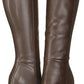 GUESS Womens Shoes 40 / Brown GUESS - Cadine Platform Heeled Dress Boots