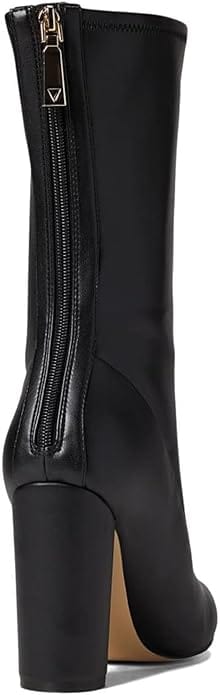 GUESS Womens Shoes 42 / Black GUESS - Faux Leather Pointed Toe Mid-Calf Boots