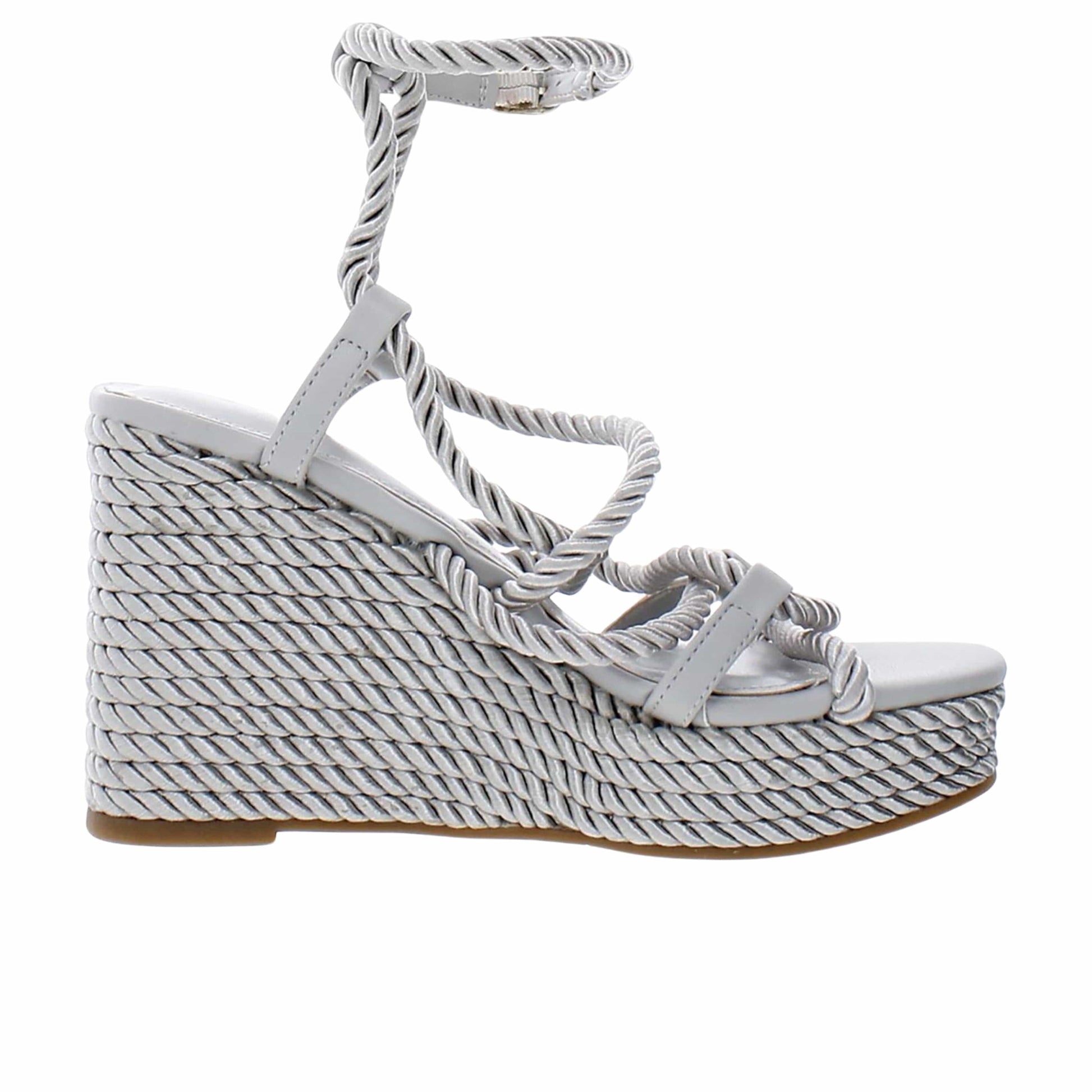 GUESS Womens Shoes 40 / Silver GUESS - Natesha Strappy Sandals Espadrilles