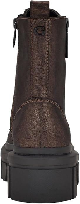 GUESS Womens Shoes GUESS - Platform Lace up Faux Zipper Boot