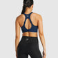 GYMSHARK Womens sports XS / Navy GYMSHARK - Open Back Sports Bra