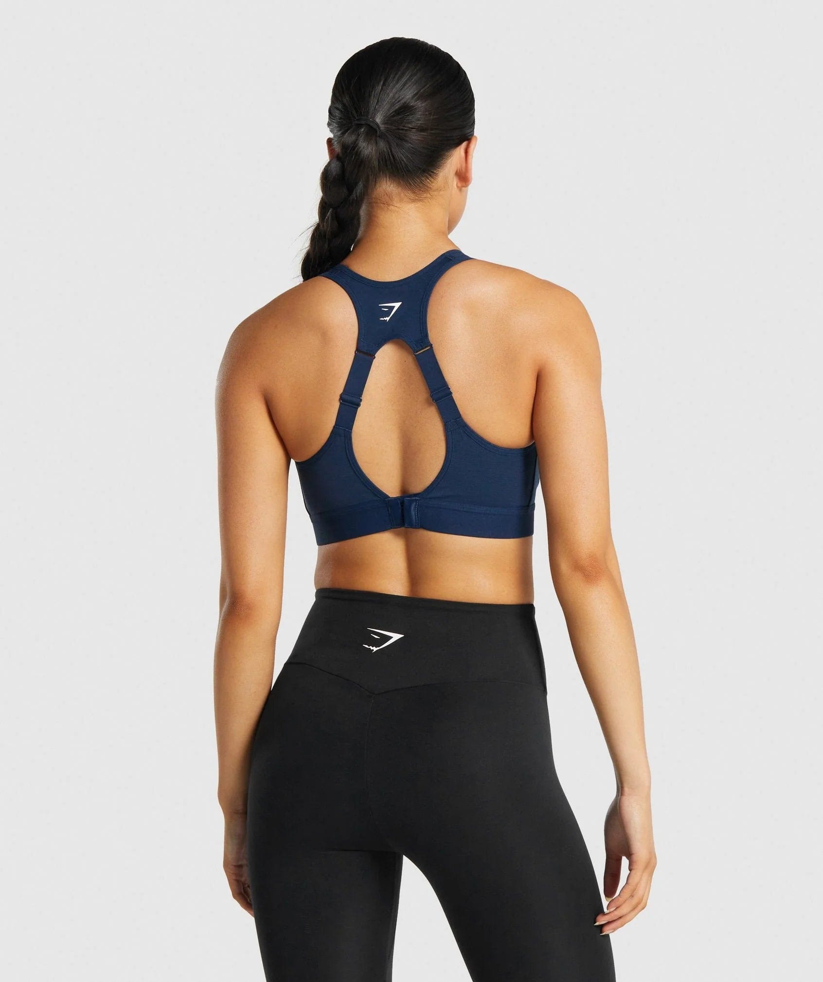 GYMSHARK Womens sports XS / Navy GYMSHARK - Open Back Sports Bra