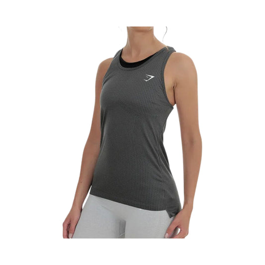 GYMSHARK Womens sports XS / Grey GYMSHARK - Training Vest Grey Workout Fitness Sleeveless Tank Top