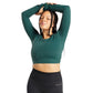 GYMSHARK Womens sports XS / Green GYMSHARK - Whitney Simmons crop top