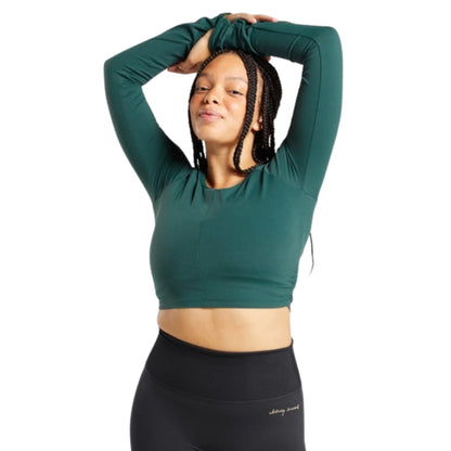 GYMSHARK Womens sports XS / Green GYMSHARK - Whitney Simmons crop top