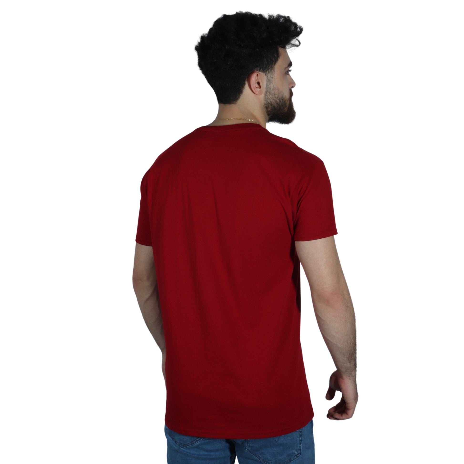 HANES Mens Tops L / Red HANES - One Side Pocket T-Shirt