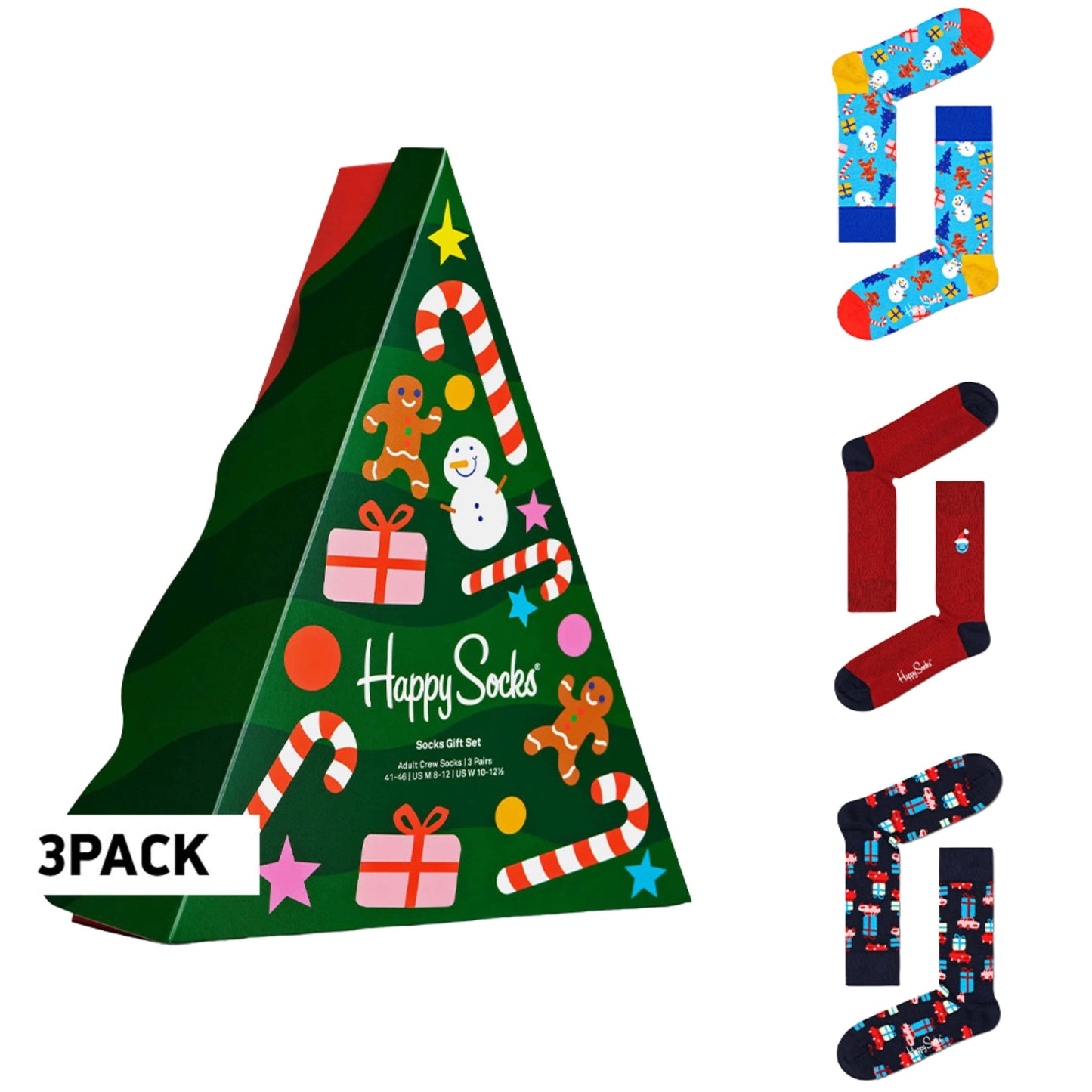 HAPPY SOCKS Socks M / Multi-Color HAPPY SOCKS -  Decoration Time Crew Socks Gift Set