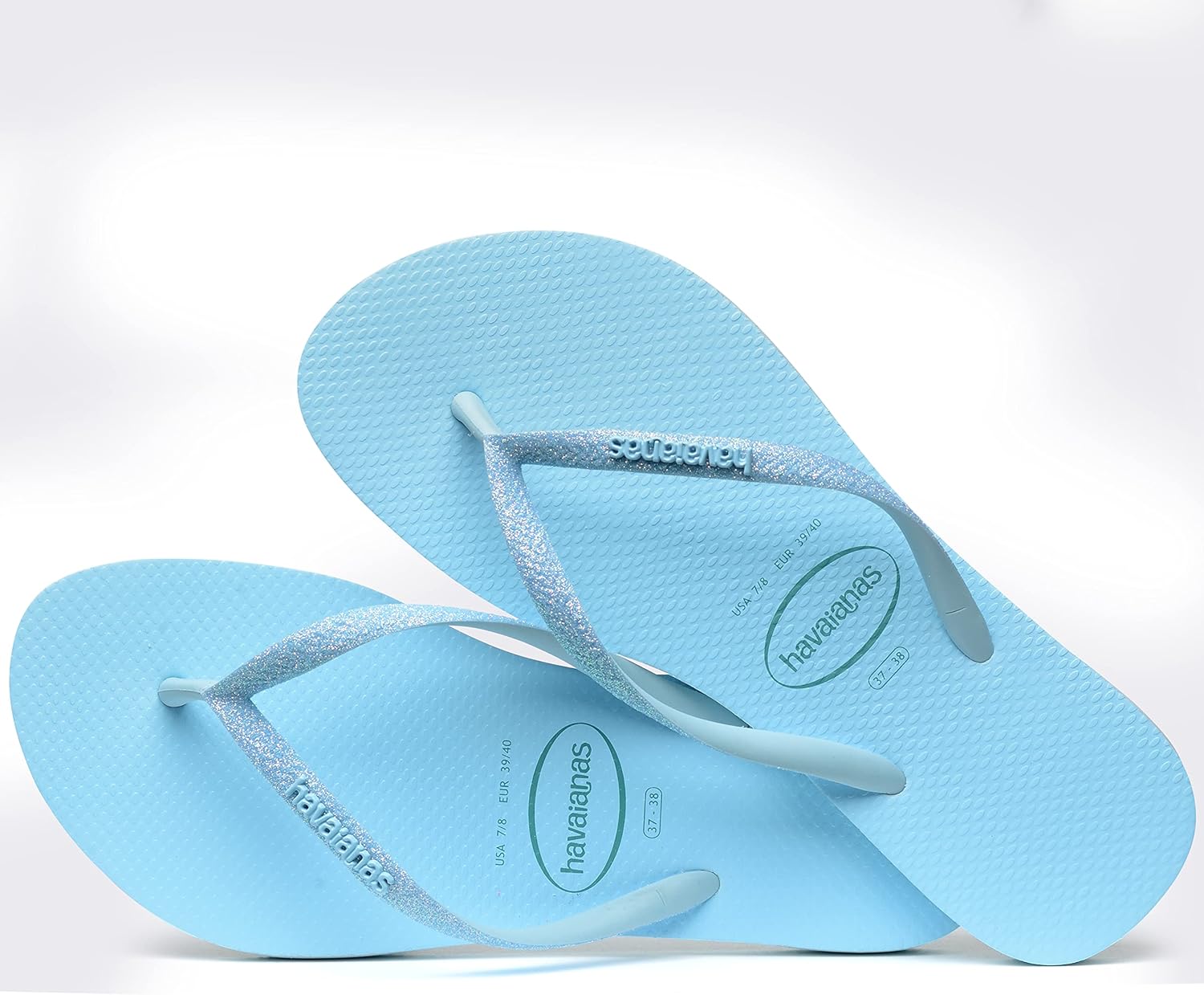 Slim glitter neon 2025 havaianas