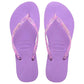 HAVAIANAS Womens Shoes 39 / Purple HAVAIANAS - Slim Logo Metallic
