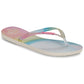 HAVAIANAS Womens Shoes 37 / Multi-Color HAVAIANAS - Slim Metallic Rainbow Flip Flops