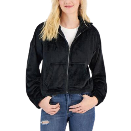 HIPPIE ROSE Womens Jackets HIPPIE ROSE - Faux-Fur Zip-Front Jacket