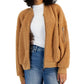 HIPPIE ROSE Womens Jackets M / Brown HIPPIE ROSE - Sherpa Fleece Bomber Jacket