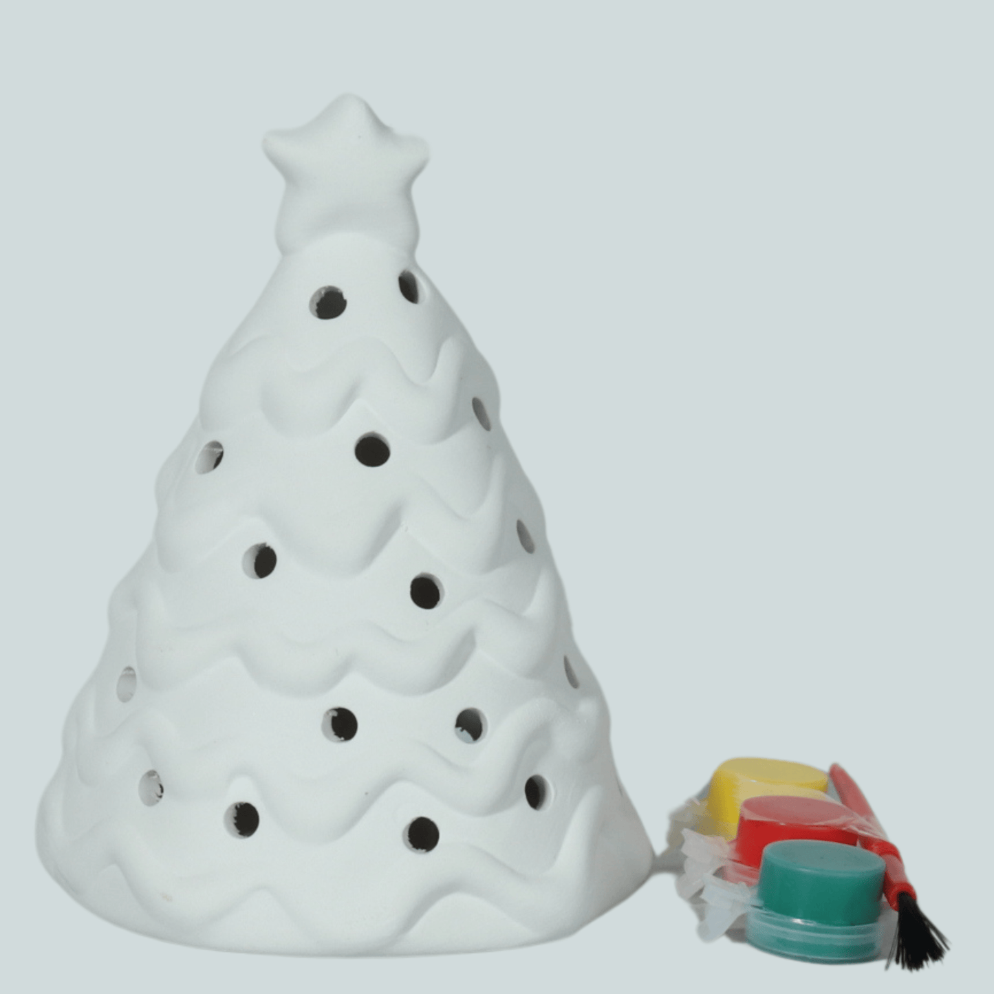 HORIZON Christmas Decoration White HORIZON - Ceramic tree light up paint