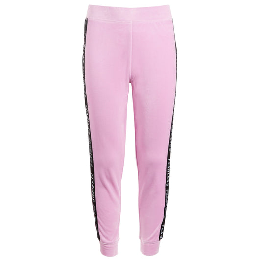 IDEOLOGY Girls Bottoms L / Pink IDEOLOGY - Velour Logo Tape Pants