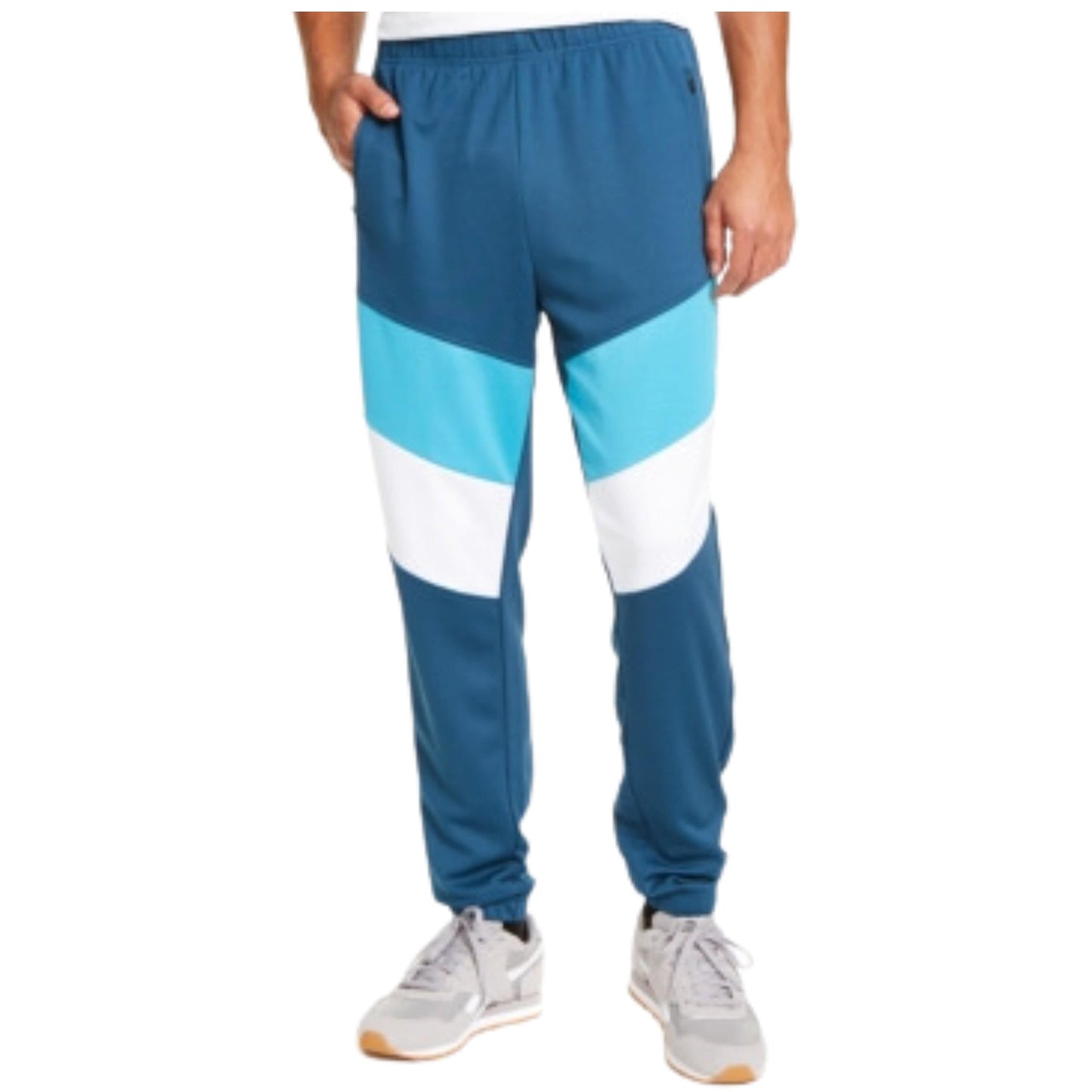 IDEOLOGY Mens Bottoms XXXL / Multi-Color IDEOLOGY - Colorblocked Track Pants