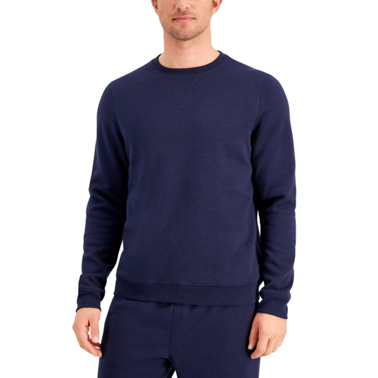 IDEOLOGY Mens Tops S / Navy IDEOLOGY - Fleece Crewneck Sweatshirt