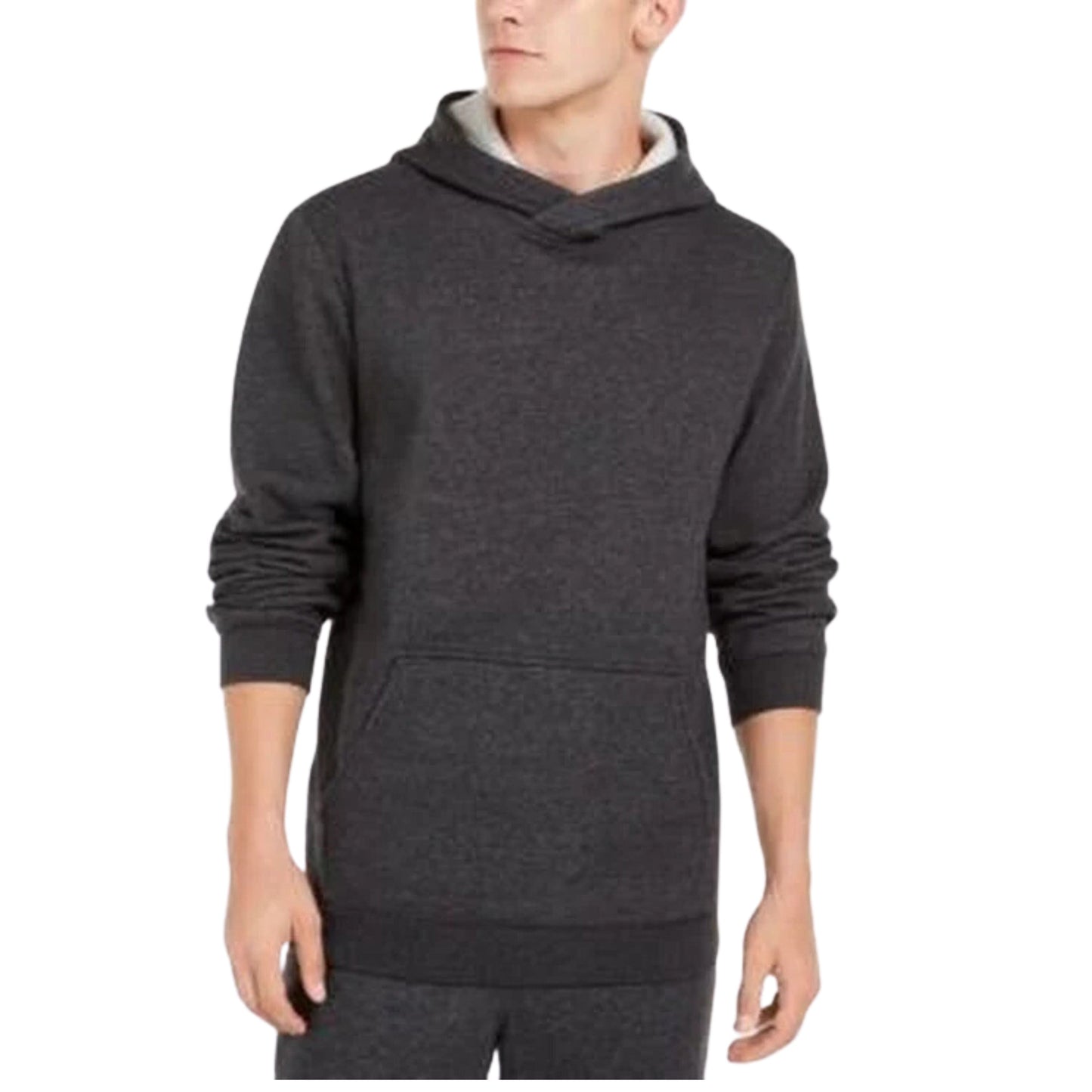 IDEOLOGY Mens Tops S / Dark Grey IDEOLOGY - Men's Fleece Hoodie