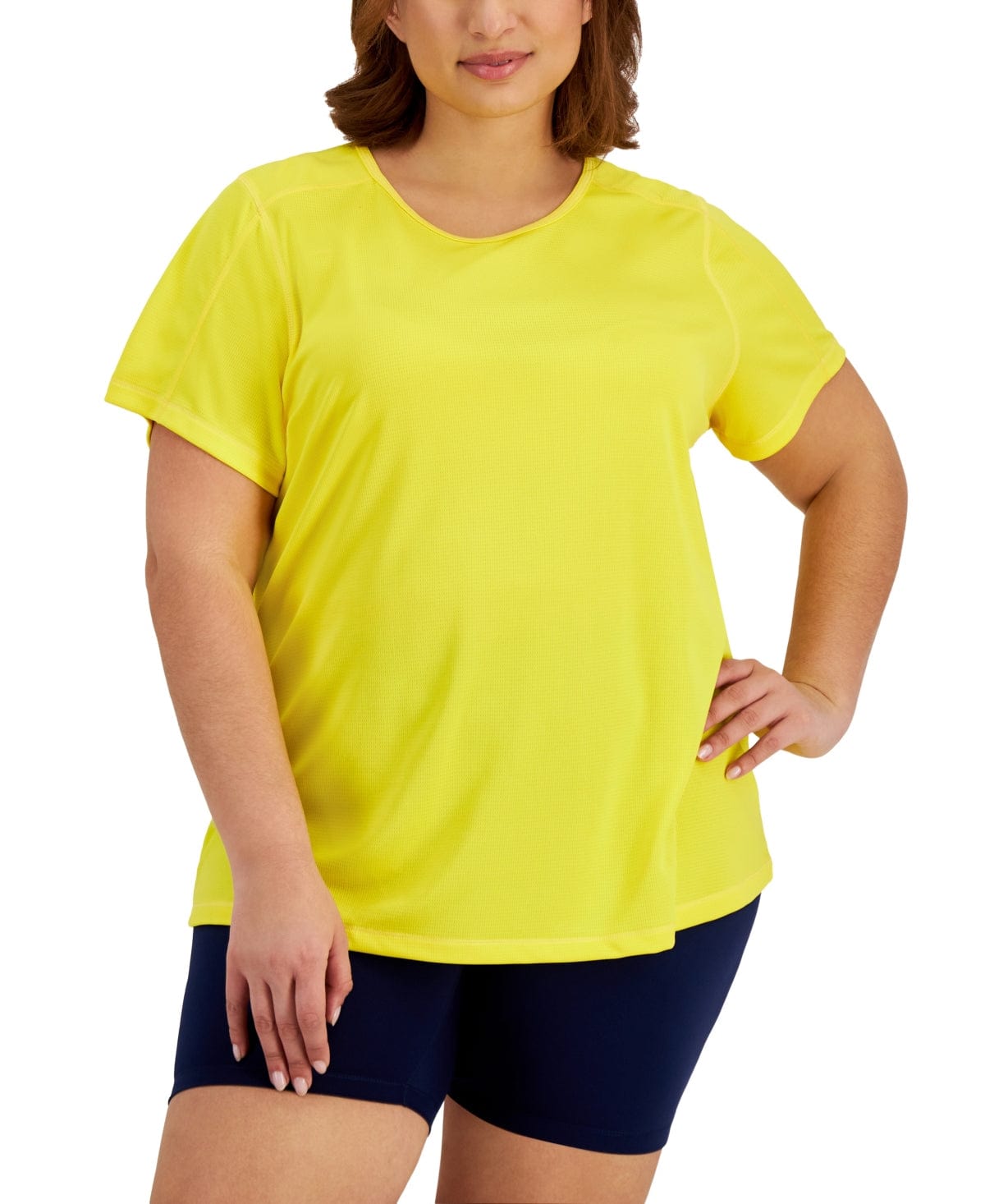 IDEOLOGY Womens sports XXL / Yellow IDEOLOGY - Birdseye Mesh T-Shirt
