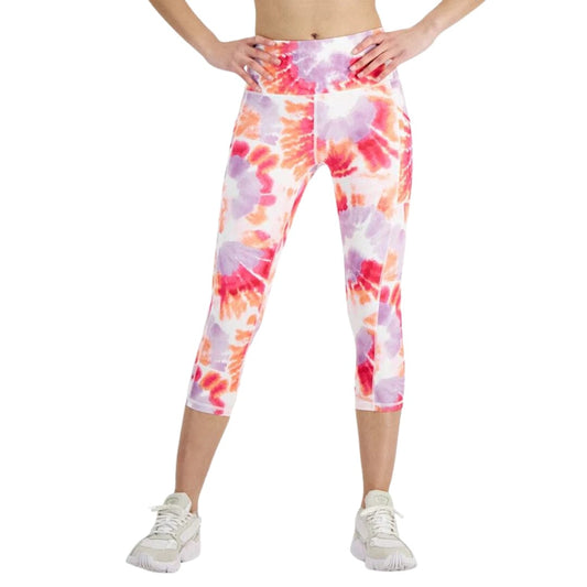 IDEOLOGY Womens sports L / Multi-Color IDEOLOGY - Compression Dye Print Cropped Leggings