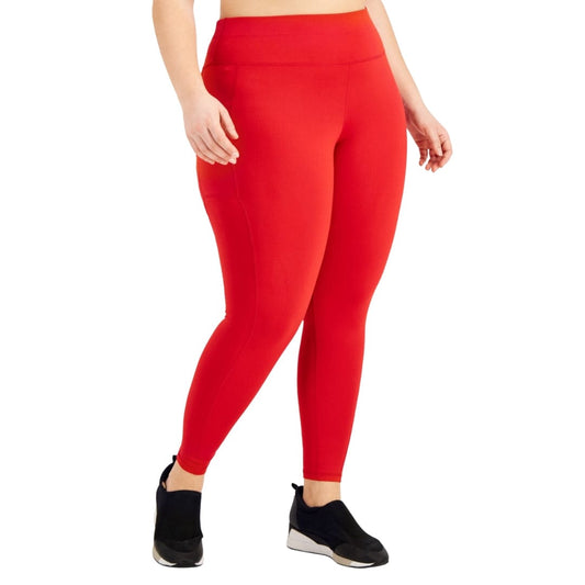 IDEOLOGY Womens sports XXXL / Red IDEOLOGY - Compression High Waist Side Pocket Leggings
